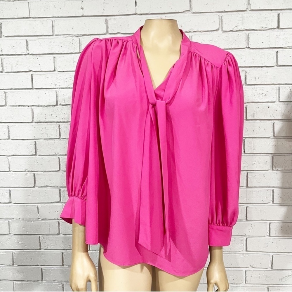 Asos River‎ Island Women’s Pink Bow Blouse